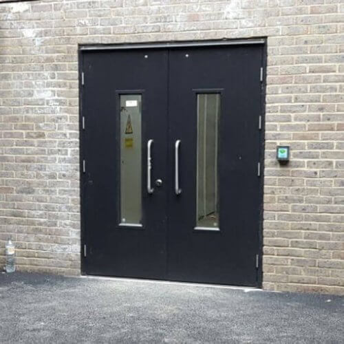 certified security rated steel doors