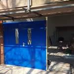 door on construction site
