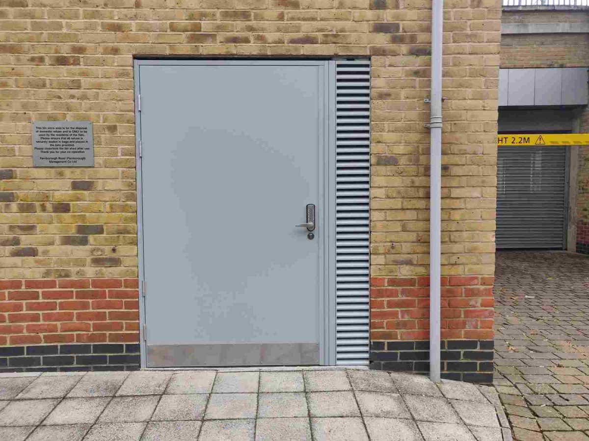 Bin Store Doors Installation, Farnborough Maxium Doors