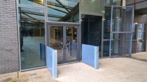 aluminium school entrance doors